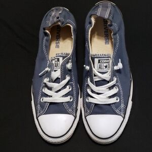Women's Converse Classic Navy and White Sneakers Size 8